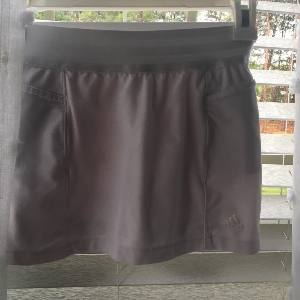 White adidas skirt